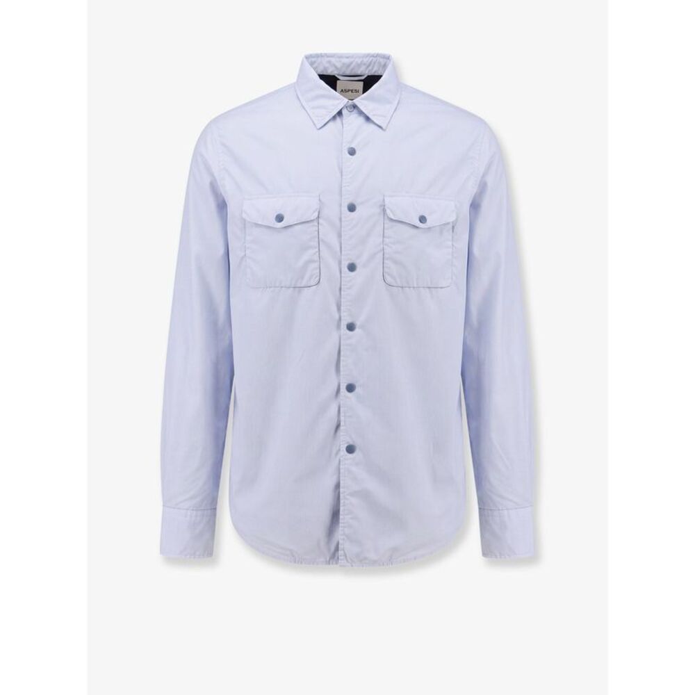 Aspesi Men Aspesi X Nugnes Comfortemp "13 Piã¹" Shirt With Reggie Print Detail